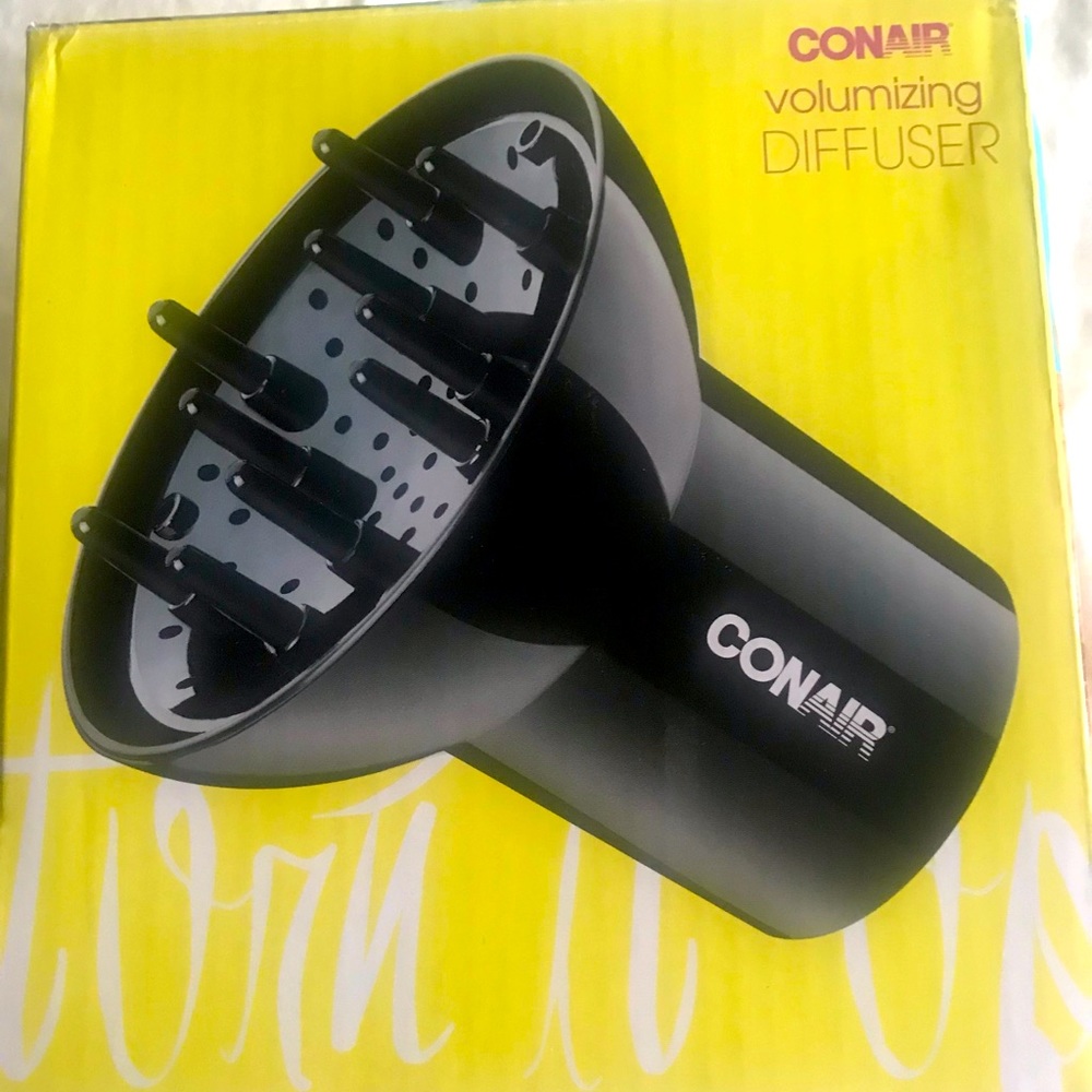 Conair curl/volumizing hair diffuser universal attachment for most hairdryers